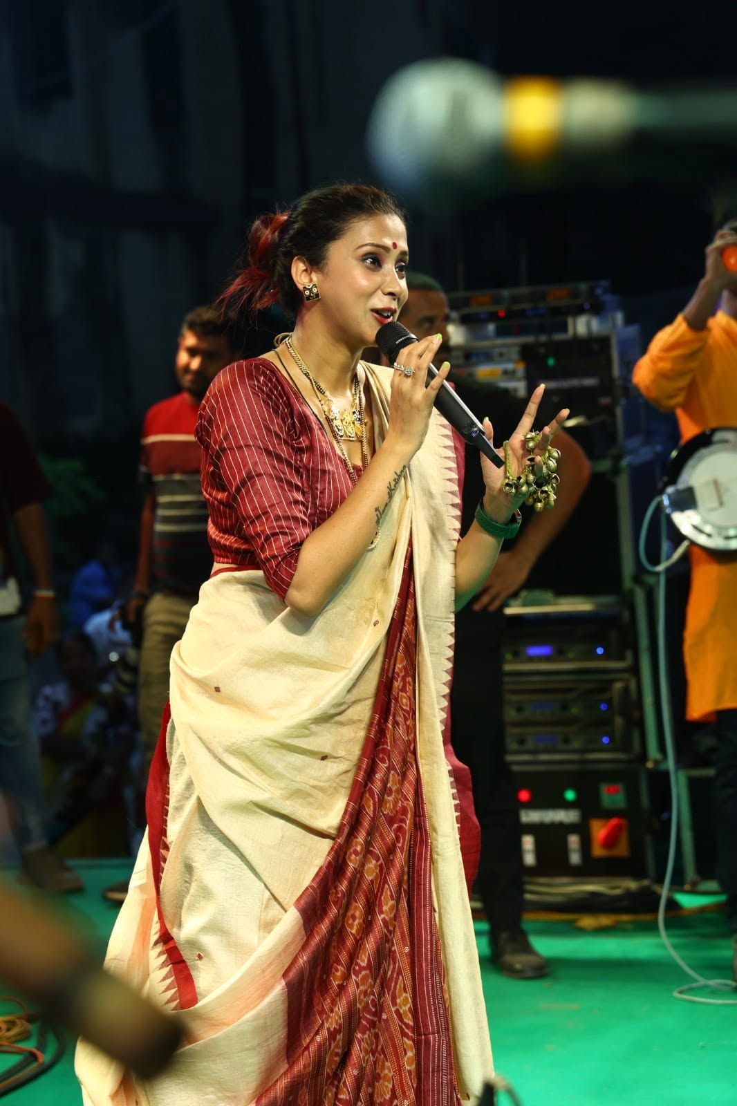 Guests seated in the audience during a cultural programme